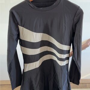 Amazon new Black and Gray Women's Swim One Piece swimsuit dress